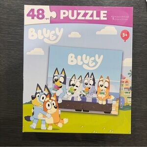 Bluey 48-Piece Kids Puzzle - Blue, Orange, Yellow